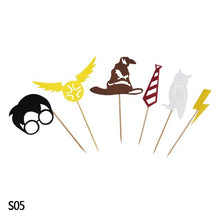 Load image into Gallery viewer, Cartoon Birthday Banner Happy Birthday Latex Balloons Cake Topper Baby Shower Birthday Party Decor Hanging Bunting Kids Favors