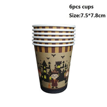 Load image into Gallery viewer, Cartoon Birthday Banner Happy Birthday Latex Balloons Cake Topper Baby Shower Birthday Party Decor Hanging Bunting Kids Favors