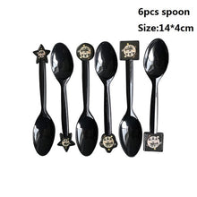 Load image into Gallery viewer, Cartoon Birthday Banner Happy Birthday Latex Balloons Cake Topper Baby Shower Birthday Party Decor Hanging Bunting Kids Favors